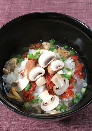 ボンゴレ茶漬け-レシピのメイン写真