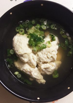 豆腐、キャベツ、ササミのフワフワ汁-レシピのメイン写真