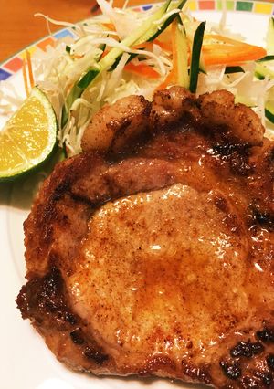 すだちでさっぱり☆豚肉のステーキ-レシピのメイン写真