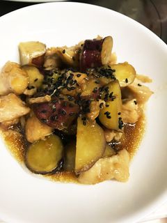 鶏胸肉とさつまいもの甘辛煮-レシピのメイン写真