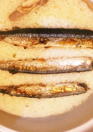 秋刀魚の土鍋炊き込みご飯-レシピのメイン写真