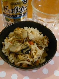牡蠣の炊き込みご飯-レシピのメイン写真