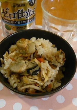 牡蠣の炊き込みご飯-レシピのメイン写真