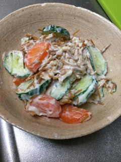 簡単リメイク☆そうめんサラダ♪-レシピのメイン写真