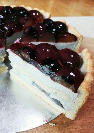 ブルーベリー風味のチョコレートムース-レシピのメイン写真
