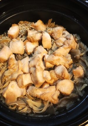 簡単♫鶏胸肉と舞茸の炊き込みご飯☆-レシピのメイン写真