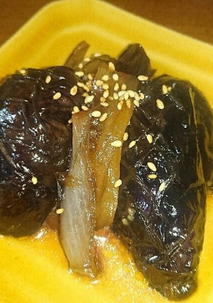 簡単☆茄子と玉ねぎの煮付け-レシピのメイン写真