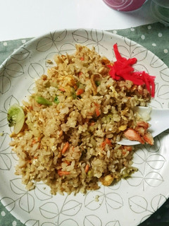 本格&こってり男飯★鮭レタスチャーハン-レシピのメイン写真