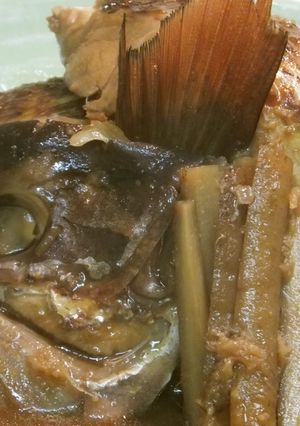 鯛のアラ煮コックリ味噌仕立て-レシピのメイン写真