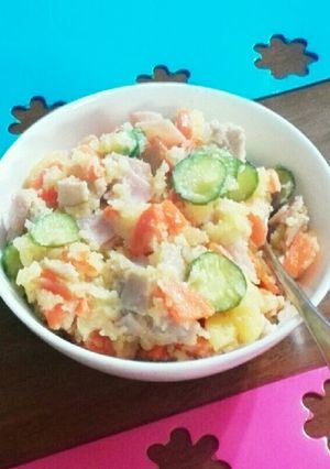 高校生でも作れる簡単ポテトサラダ-レシピのメイン写真