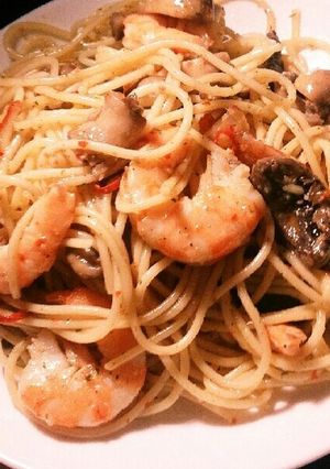 パスタ茹で時間だけ★絶品旨味オイルパスタ-レシピのメイン写真