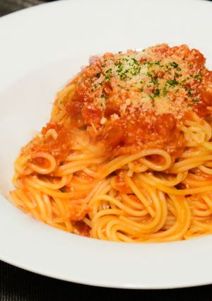 カニ缶のトマトクリームパスタ-レシピのメイン写真