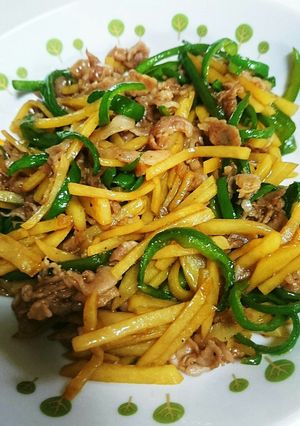 簡単!青椒肉絲 じゃがいもver.-レシピのメイン写真