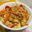 ダシダで卵入り野菜炒め
