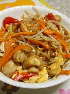 ダシダで卵入り野菜炒め-レシピのメイン写真