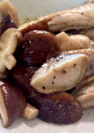 鶏手羽ときのこのさっぱり煮-レシピのメイン写真