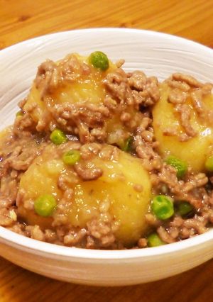 簡単！じゃがいものそぼろ煮-レシピのメイン写真