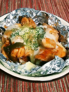 ピザソースで時短☆鶏肉のピザ焼き-レシピのメイン写真