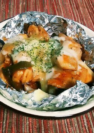 ピザソースで時短☆鶏肉のピザ焼き-レシピのメイン写真