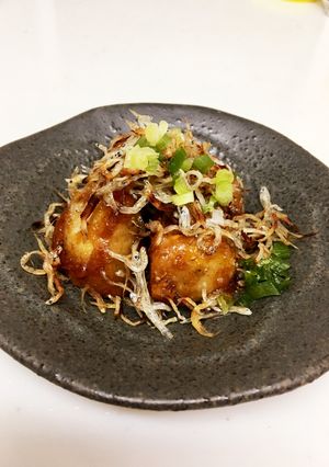 カリカリ香ばしい＊里芋ねぎじゃこ和え-レシピのメイン写真