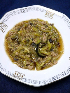 レンジで簡単!麻婆茄子風中華煮-レシピのメイン写真