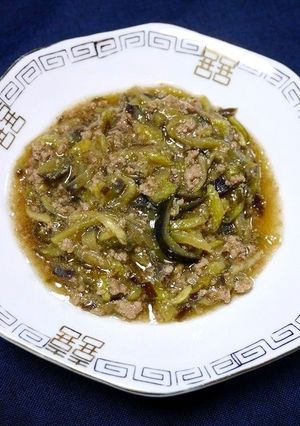 レンジで簡単！麻婆茄子風中華煮-レシピのメイン写真