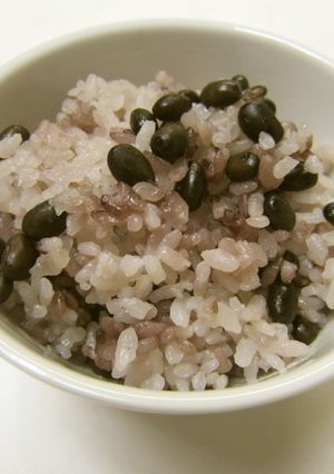 黒千石大豆の豆ご飯-レシピのメイン写真