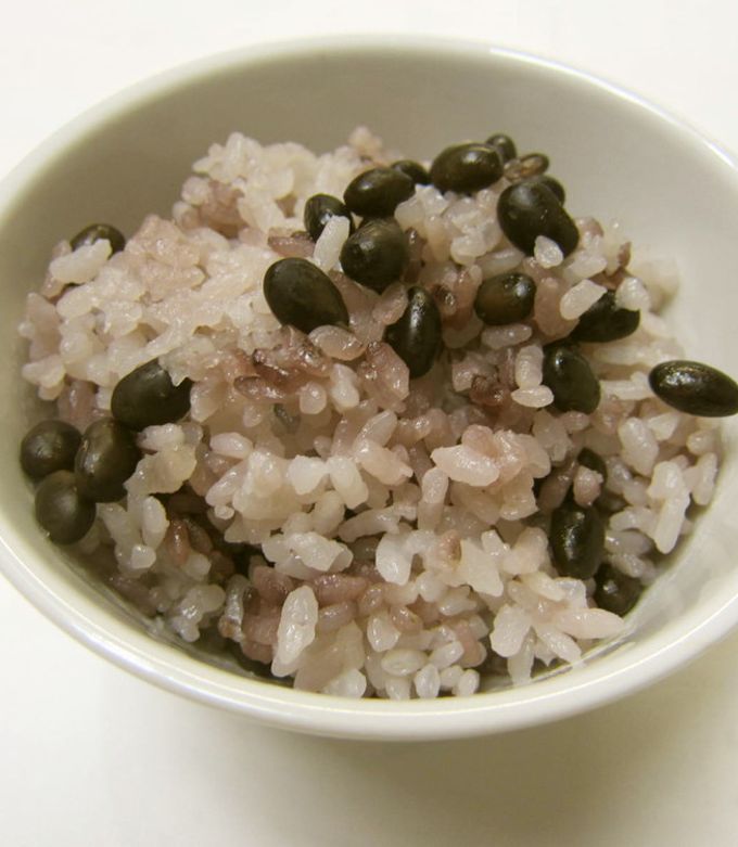 黒千石大豆の豆ご飯-レシピのメイン写真