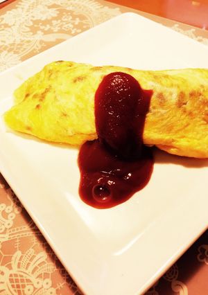 大根菜とひき肉オムレツ【家庭菜園 葉大根-レシピのメイン写真