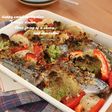 簡単♡秋刀魚と彩り野菜のオーブン焼き*