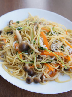 あごだしつゆで、和風ワンポットパスタ-レシピのメイン写真