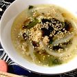 簡単☆ダシダで韓国風☆さば缶わかめスープ