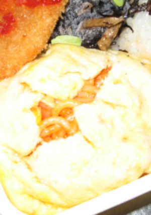 ママーお弁当スパッゲッティでオムスパ-レシピのメイン写真