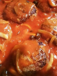 煮込みハンバーグ-レシピのメイン写真