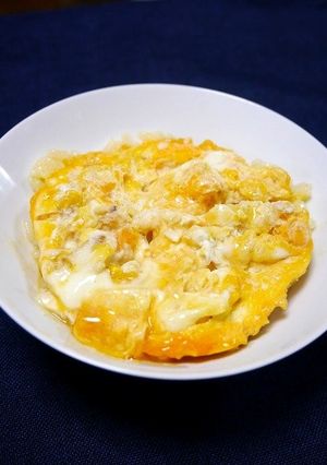 レンジで簡単！ほんだし卵丼-レシピのメイン写真