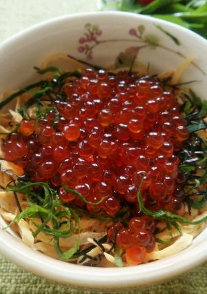 親子でおいしい！簡単いくら丼-レシピのメイン写真