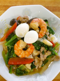 小松菜の中華丼☆野菜-レシピのメイン写真