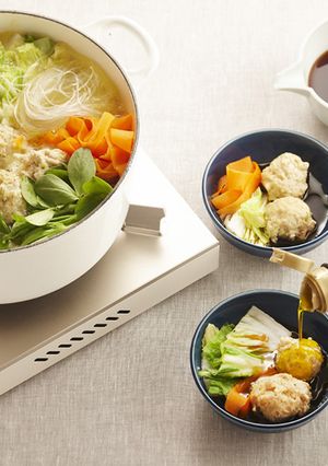 白菜と肉団子鍋-レシピのメイン写真