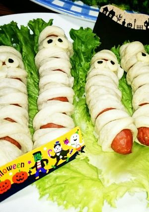 超簡単！ミイラなウィンナー-レシピのメイン写真