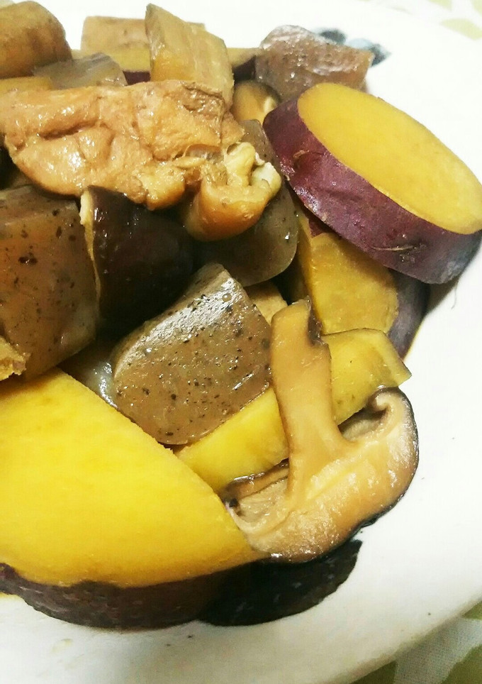 さつまいもで☆おいしい秋の煮物-レシピのメイン写真