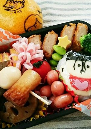 キャラ弁！おそ松さんとチビ太のおでん！-レシピのメイン写真