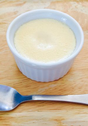 材料3つ 優しい味のプリン 離乳食にも♡-レシピのメイン写真