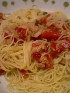 簡単☆冷製トマトパスタ-レシピのメイン写真