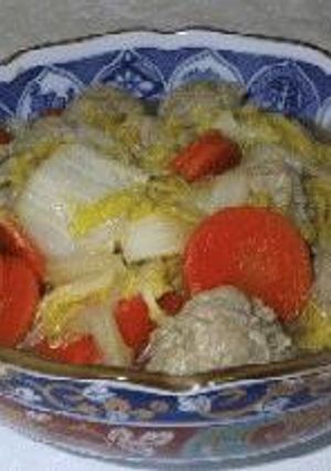 白菜と肉団子の煮物-レシピのメイン写真