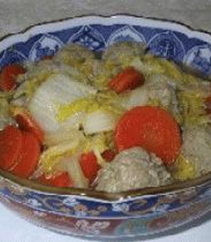 白菜と肉団子の煮物-レシピのメイン写真