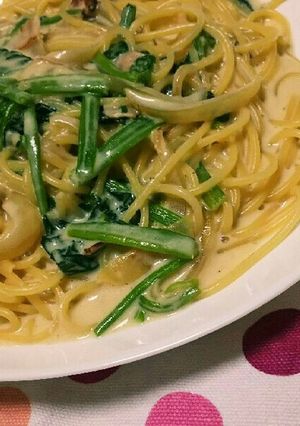 簡単！ベーコンのクリームパスタ♪-レシピのメイン写真
