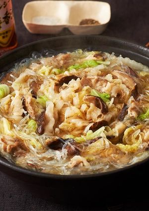 ごま香る白菜と豚肉の鍋-レシピのメイン写真