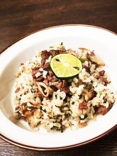 ダシダで牛肉とセロリの炒めご飯-レシピのメイン写真