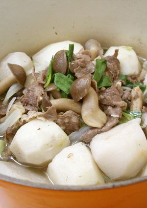 【京都丹波】亀岡牛と京野菜のいも煮-レシピのメイン写真