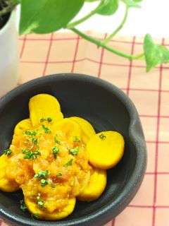 かぼちゃの米粉ニョッキ(トマトソース味)-レシピのメイン写真